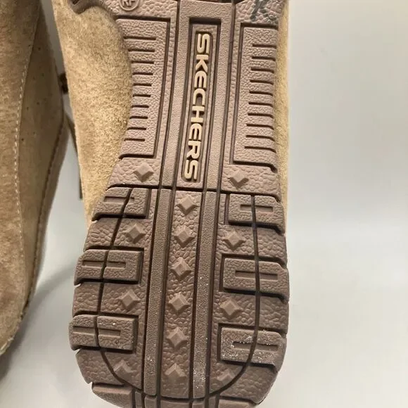 NEW SKECHERS Shoe 8.5 BIKER RELAX FIT CONTAINED Suede LaceUp Comfort Sneaker (K) - Picture 8 of 12